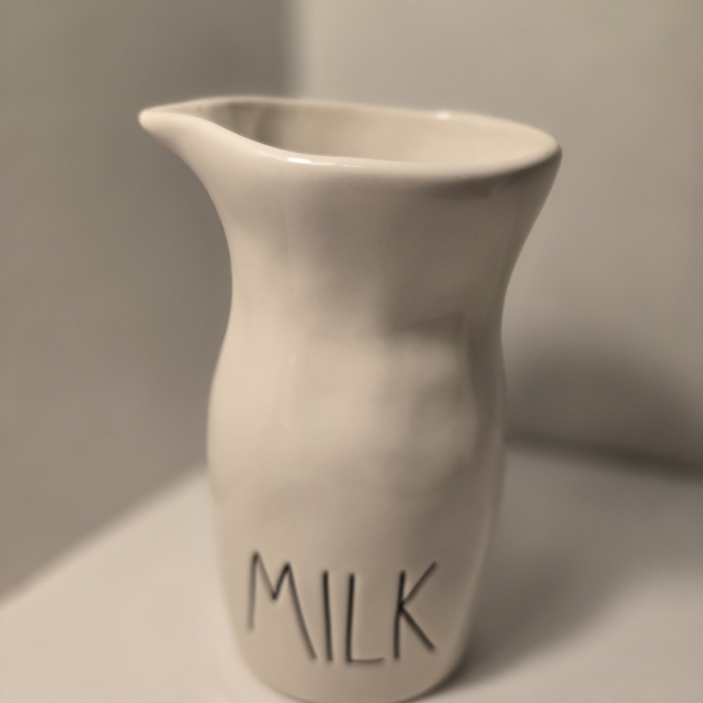Rae Dunn Cream Milk Pitcher